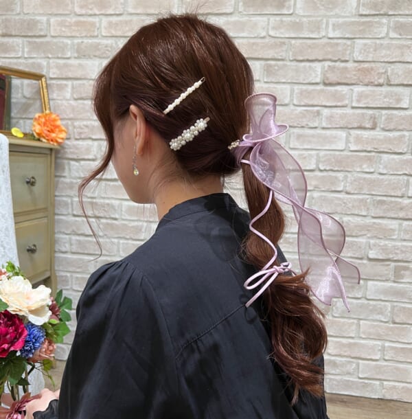 オーガンジーヘアリボンＳＥＴ