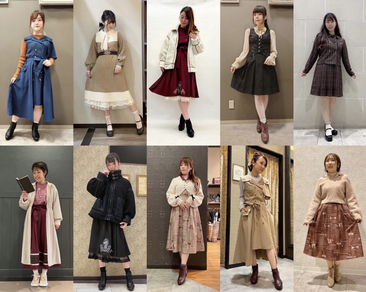 axes femme店舗スタッフが着る、axes femme 2022 AW collection 『Once 