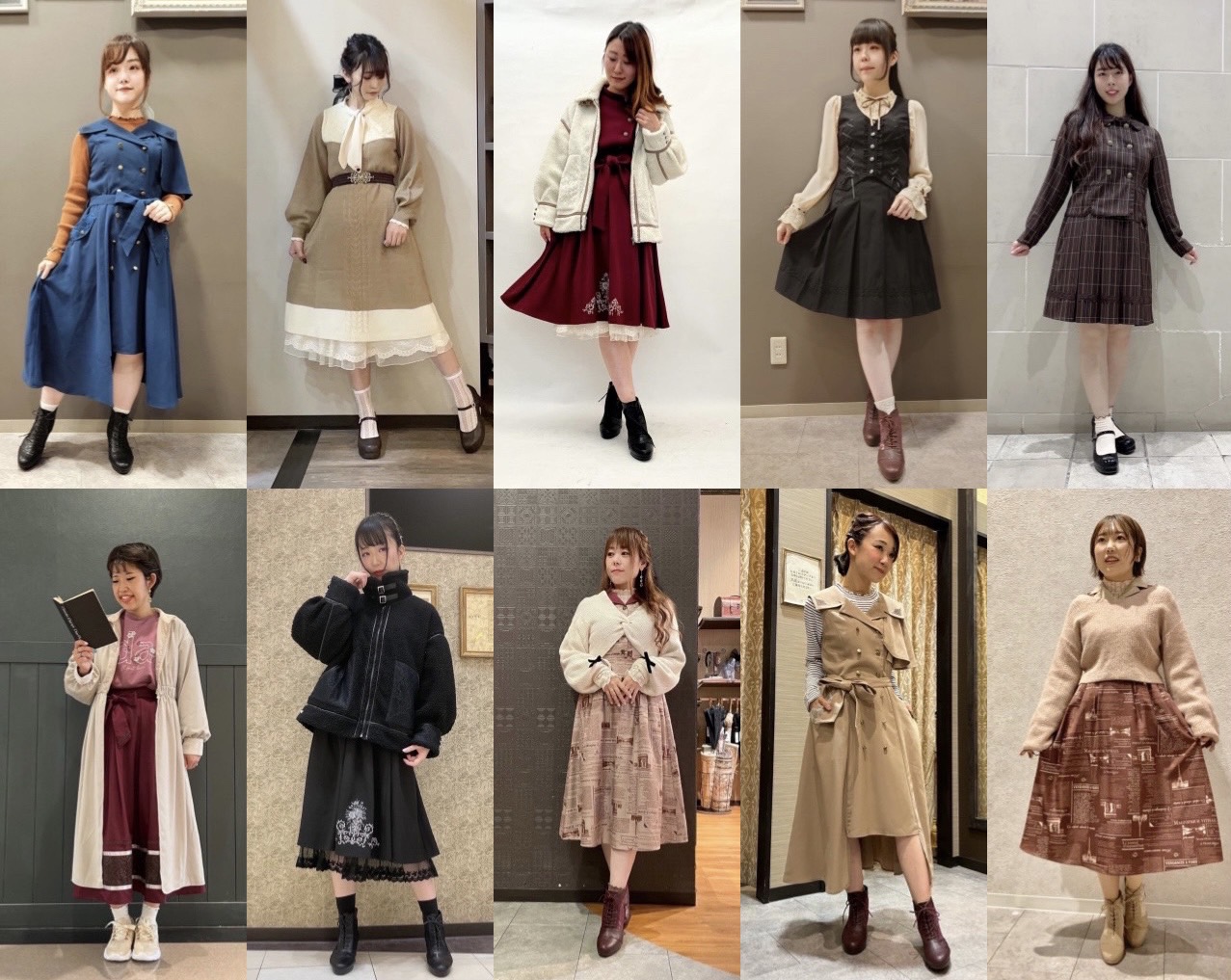 closetるaxes femme(アクシーズファム)★フード・ファー付きチェックコート★