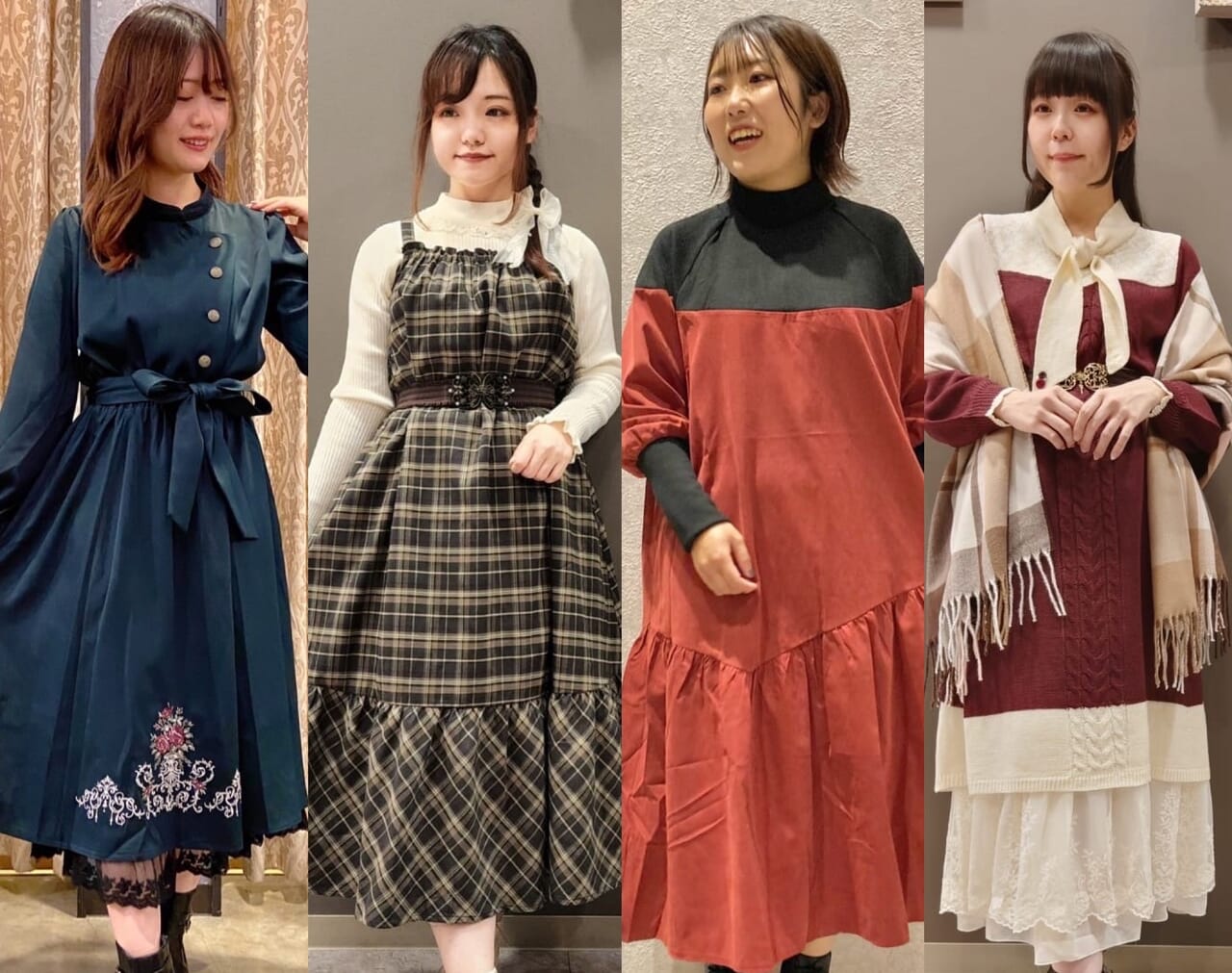 axes femmeから、新作の秋ワンピースが続々とリリース♡ 人気スタッフ