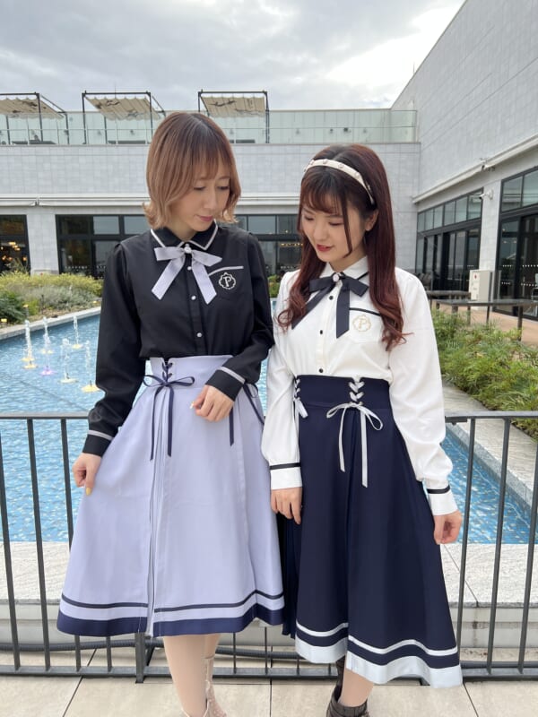 ジャケット&スカート&ブラウス スカートとお揃いのリボン付き 