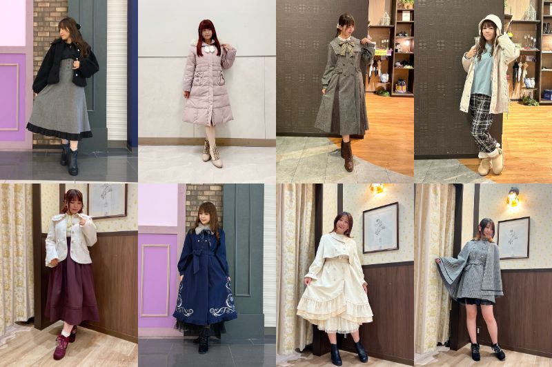 axes femme - 中古 美品 axes femme 雪の結晶 刺繍 コート紺色