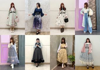 古典絵巻風キモノワンピース | outlet | axes femme online shop